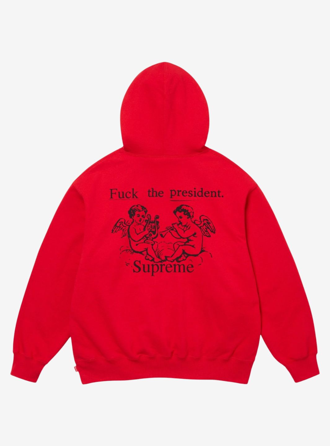 Supreme President Hooded Sweatshirt Red