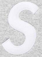 Supreme S Logo Zip Up Hooded Sweatshirt Heather Grey (FW25)