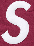 Supreme S Logo Zip Up Hooded Sweatshirt Red (FW25)