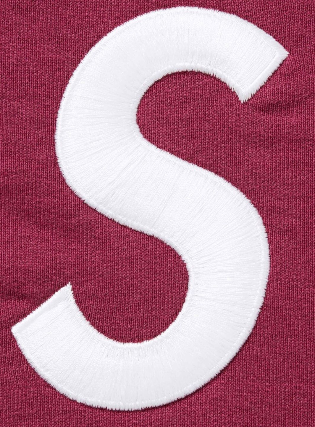 Supreme S Logo Zip Up Hooded Sweatshirt Red (FW25)