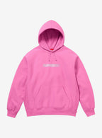 Supreme Swarovski Motion Logo Hooded Sweatshirt Pink