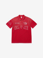 Supreme True Religion Applique Polo Red