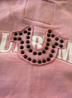 Supreme True Religion Zip Up Hooded Sweatshirt Pink (FW25)