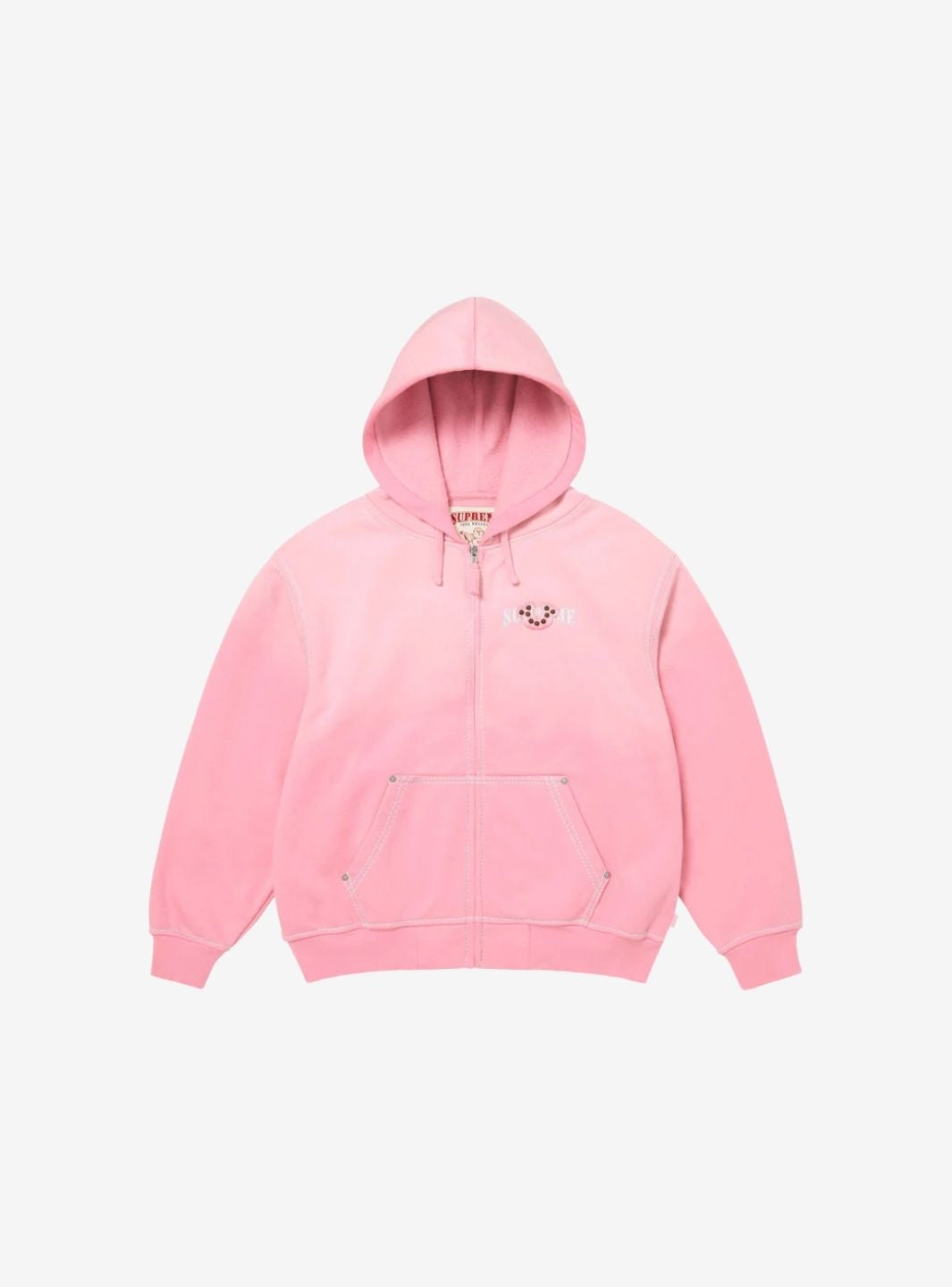 Supreme True Religion Zip Up Hooded Sweatshirt Pink (FW25)