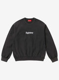 Supreme Washed Box Logo Crewneck Black