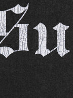 Supreme Washed Old English Hooded Sweatshirt Black