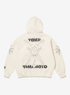 Supreme Y's by Yohji Yamamoto Zip Up Hooded Sweatshirt Natural