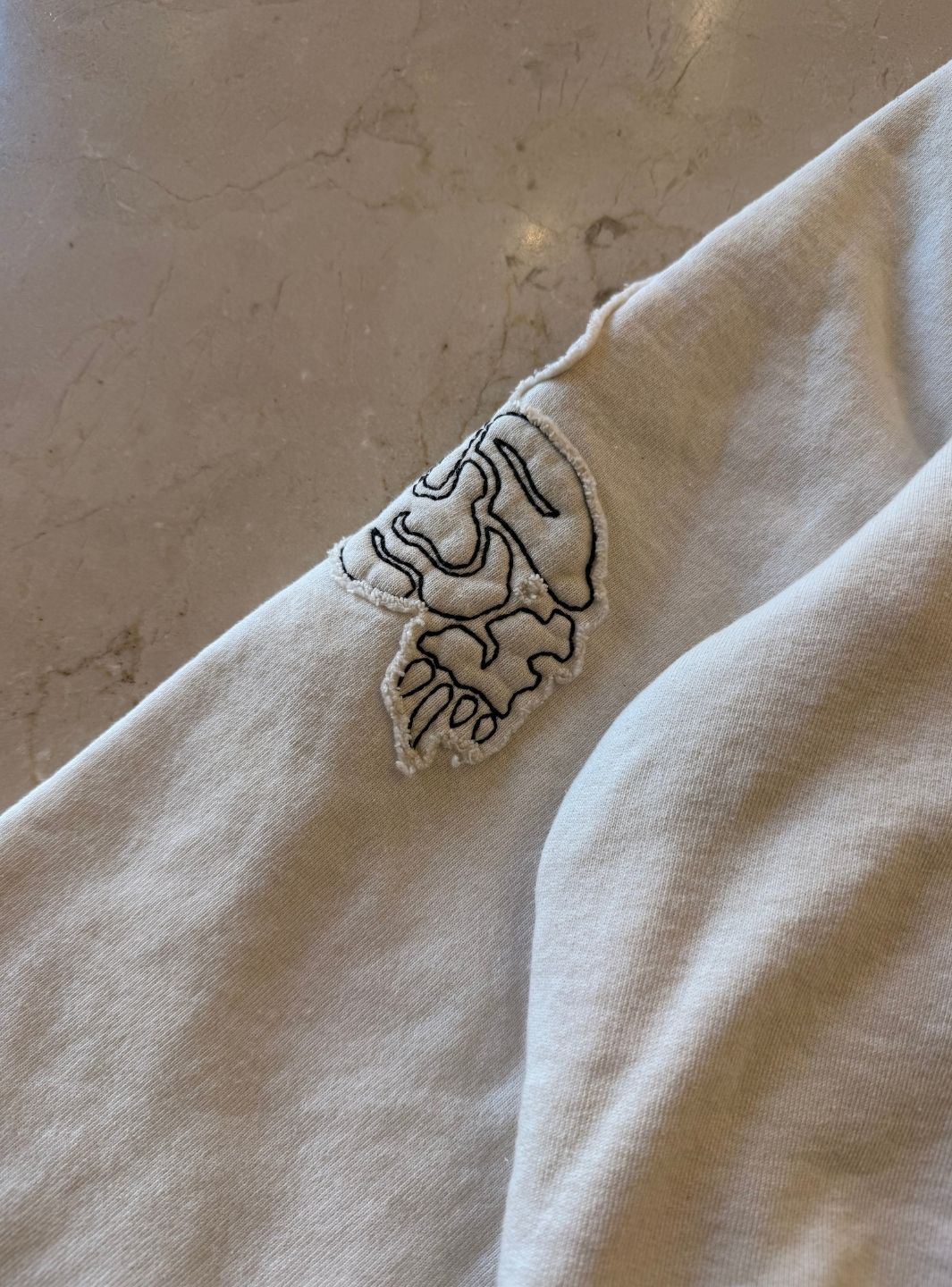 Supreme Y's by Yohji Yamamoto Zip Up Hooded Sweatshirt Natural